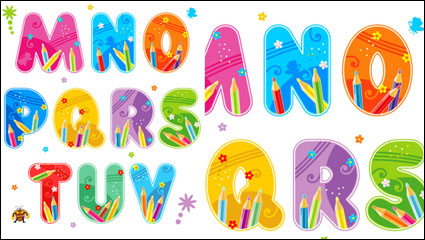 Font Design Series 45 - vector material