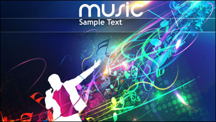 Brilliant dynamic background 02 - vector material