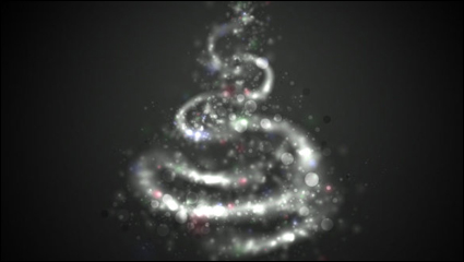 Exquisite Halo Christmas Tree 03 - Vector