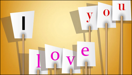 Valentine label elements 09 - vector material