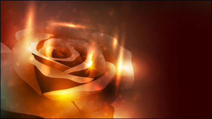 Symphony of flowers vector material -4 