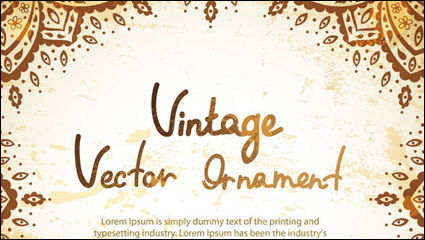 European lace vector material