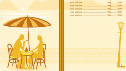 Cartoon Menus 01 - vector material