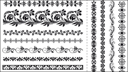 Exquisite lace pattern 02 - vector material