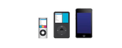 ipods set vector material