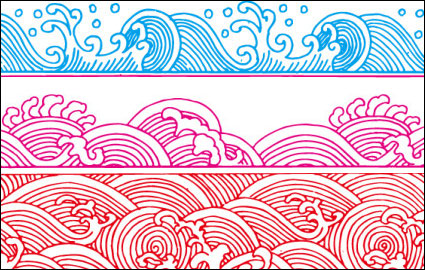 Spray pattern vector material