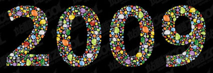 Gem material composed of 2009 vectors