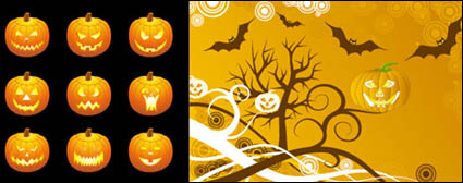 Halloween Pumpkin Vector material