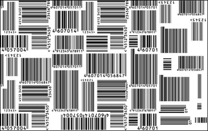 Bar code vector material