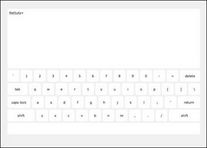 Keyboard effects to achieve