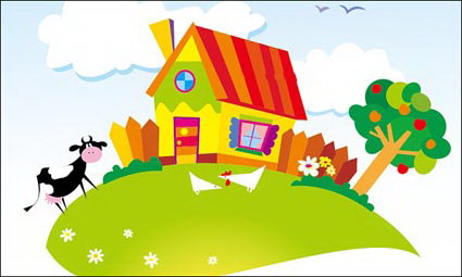 Cartoon Landscape Vector