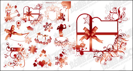 Vector designs and decorative patterns material