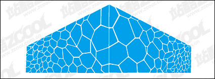 Water Cube vector material