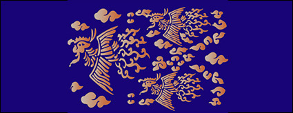 Classical Chinese auspicious Phoenix plans