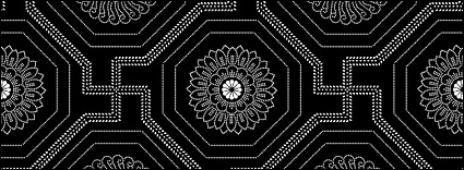 Vector traditional tiled background material-35