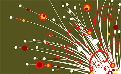 Fashion design lines and dots