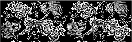 Vector traditional tiled background material-48