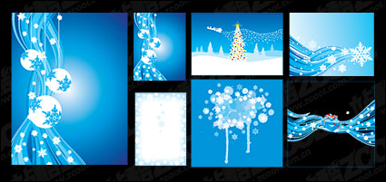 Blue Vector winter material