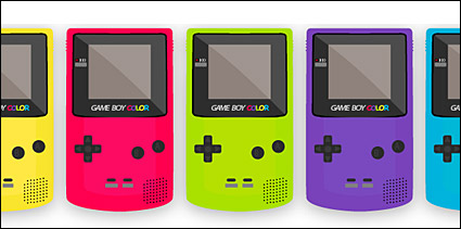 Game Boy Color vector material